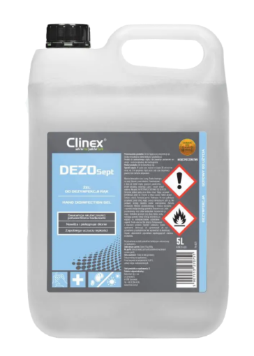 Obrazek CLINEX DEZOSEPT 5l ŻEL DEZYNFEKCYJNY DO 